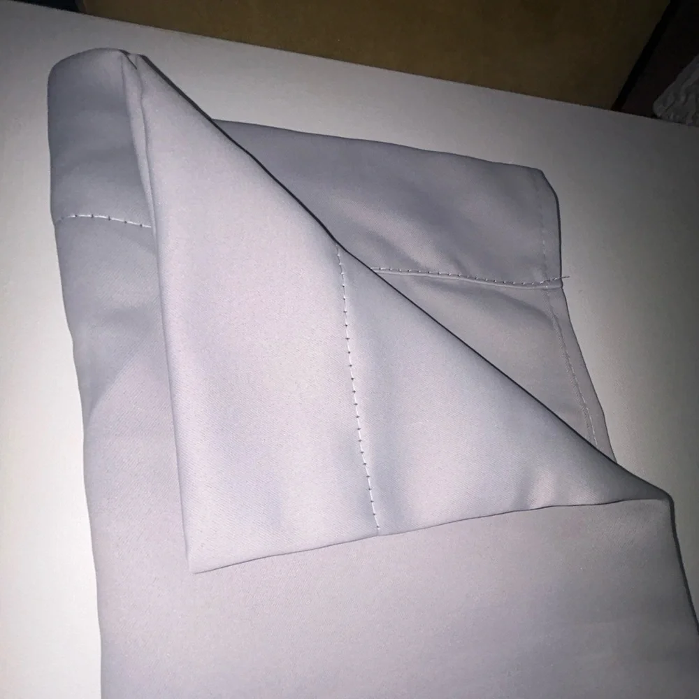 🍀 3 for $25 Versatile Functional Drapes Semi Blackout Drapes Soft Grey 36 x 29